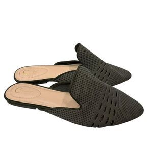 C Comfort Women's Olive Green Slide Shoes Mules 11